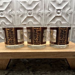 Mid-Century Roaring Twenties Bar Glassex